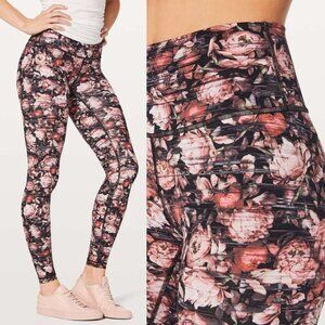 Lululemon Wunder Under Hi-Rise Tight Nulux In Peony Multi Size 4